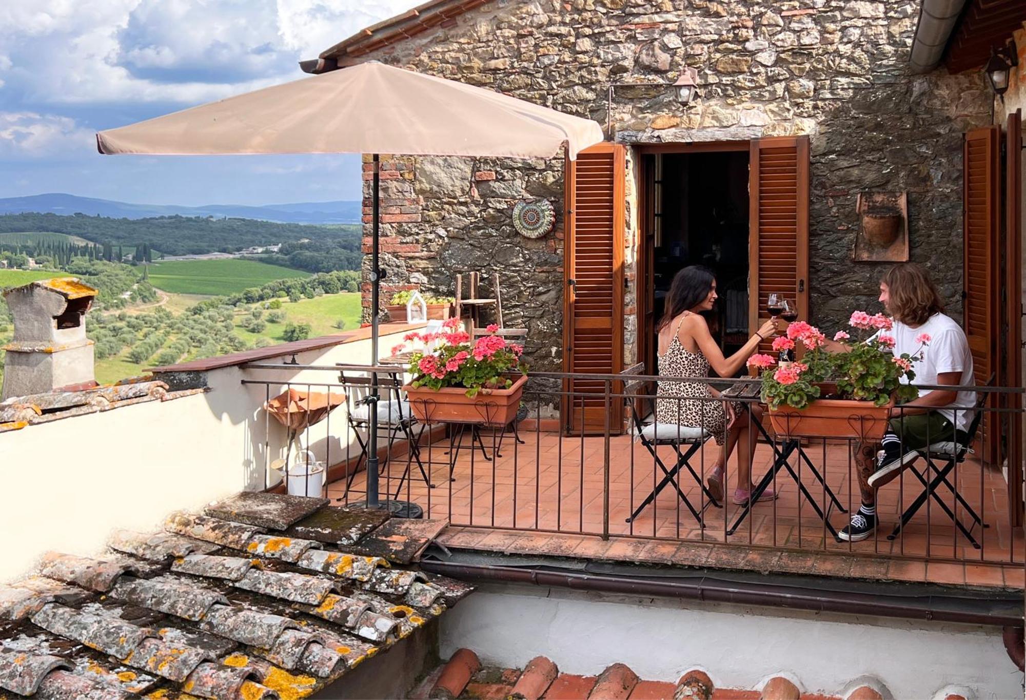 Ferienwohnung Borgo San Gusme Exterior foto